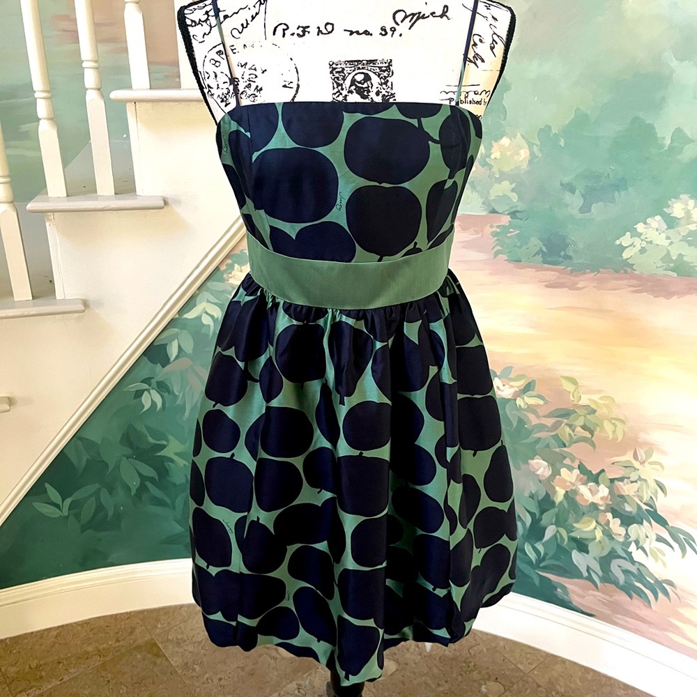 NWT Juicy Bubble dress green/navy fruit print